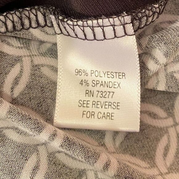 Apt 9 Petite Long Sleeve Faux Wrap Around Top Womens Size Petite Large - Picture 7 of 7